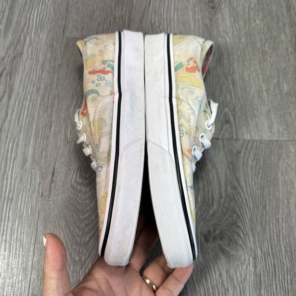 RARE Vans x Disney Little Mermaid Authentic Sneakers Limited Edition Women's 7 - Picture 2 of 9